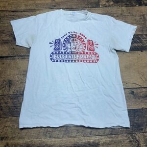 Electric Forest Festival T-Shirt‎ Music Lineup Graphic Print Mens M / small